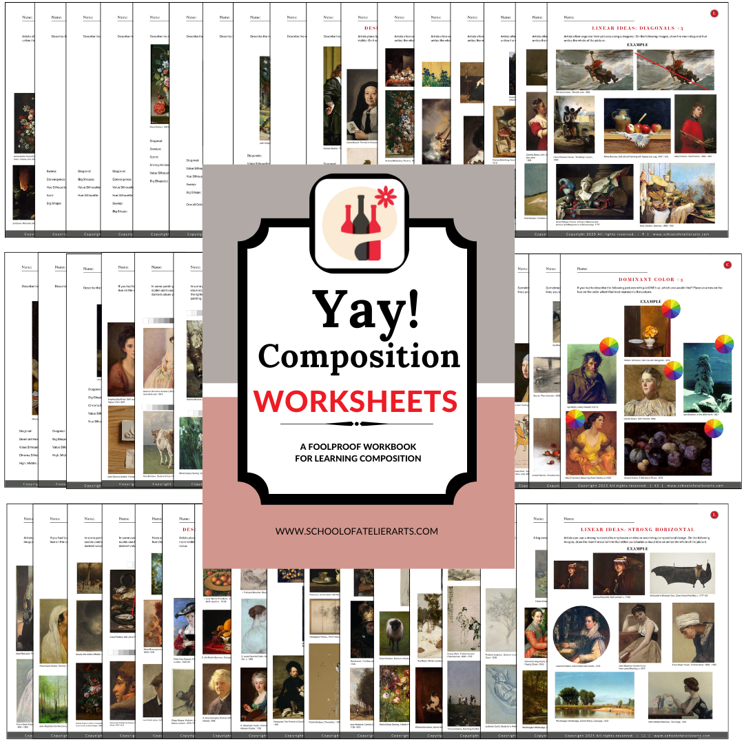 Yay! Composition Worksheets – School of Atelier Arts